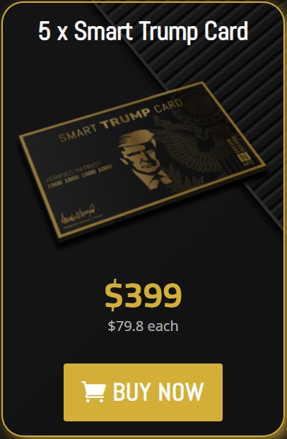 Smart Trump Card 1X PRICE $399 Only